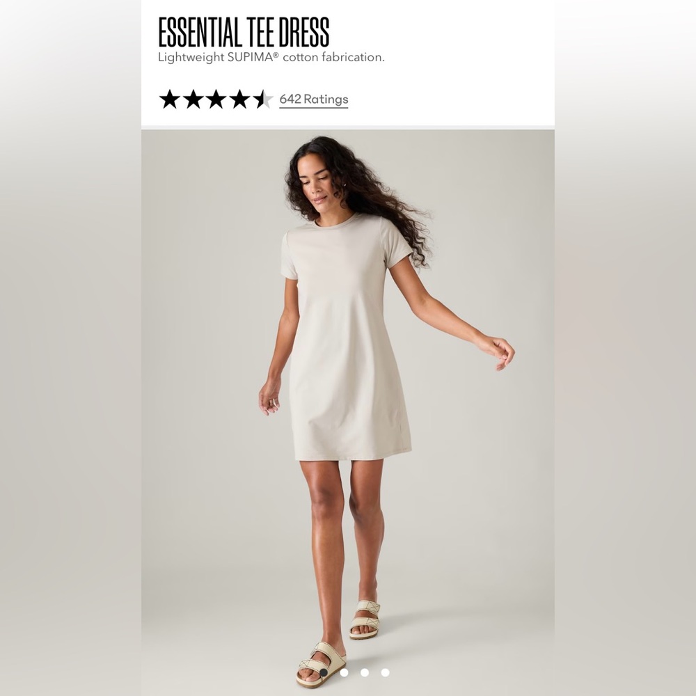 Athleta Essential Tea Dress, size medium